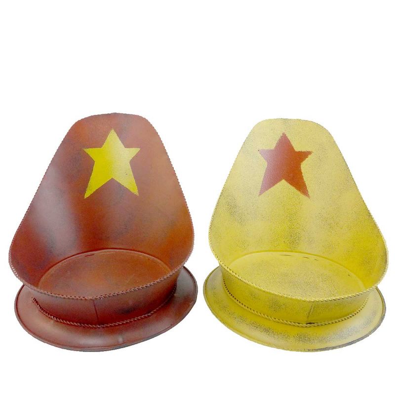 Boyds Bears Plush 10.0" Abrahams Candle Holders Set/2 Americana Home Decor  -  Decorative Figurines