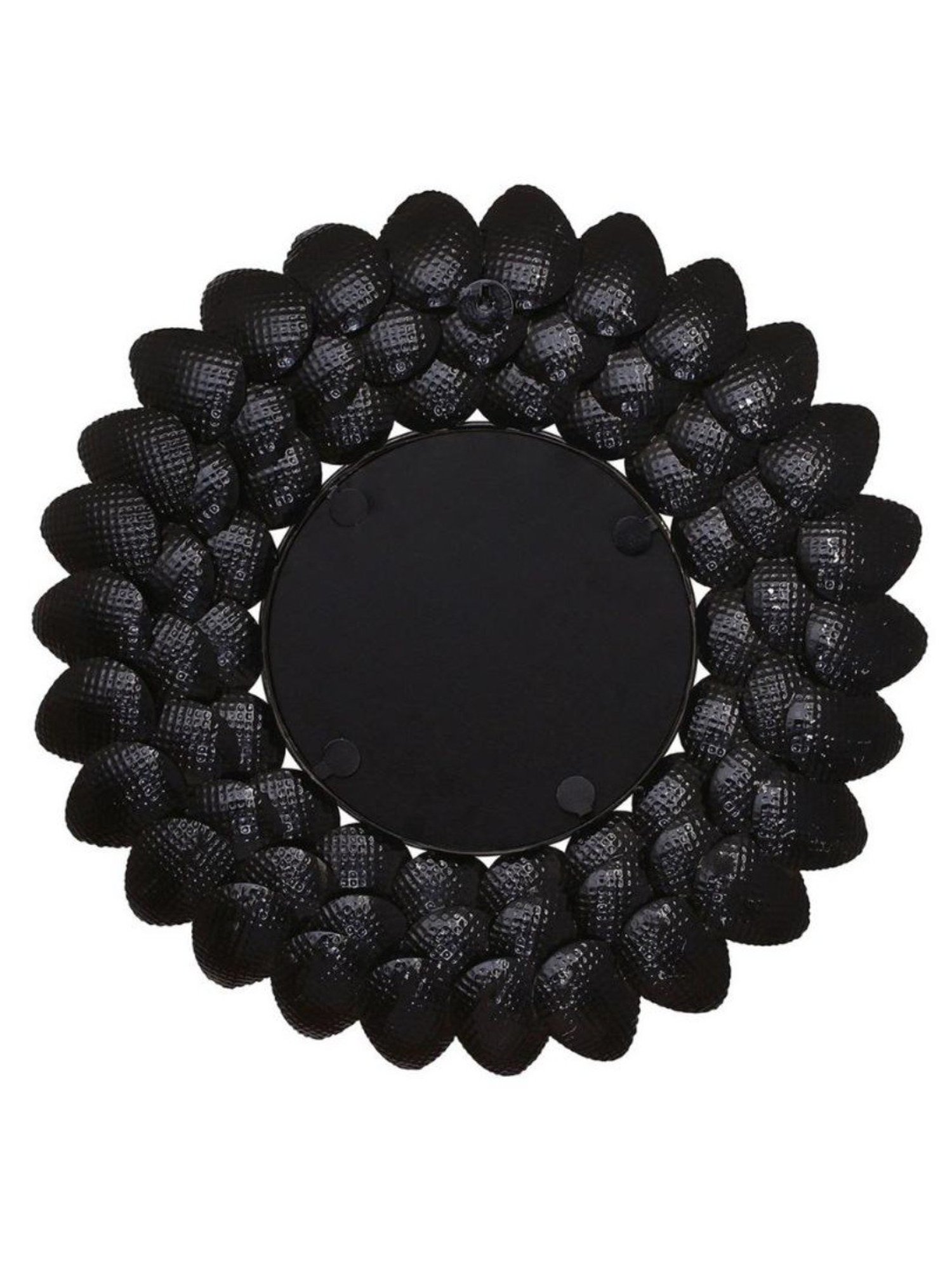 CHRONIKLE Sun Burst Style Black and Golden Iron Roman Number Analog Wall Clock