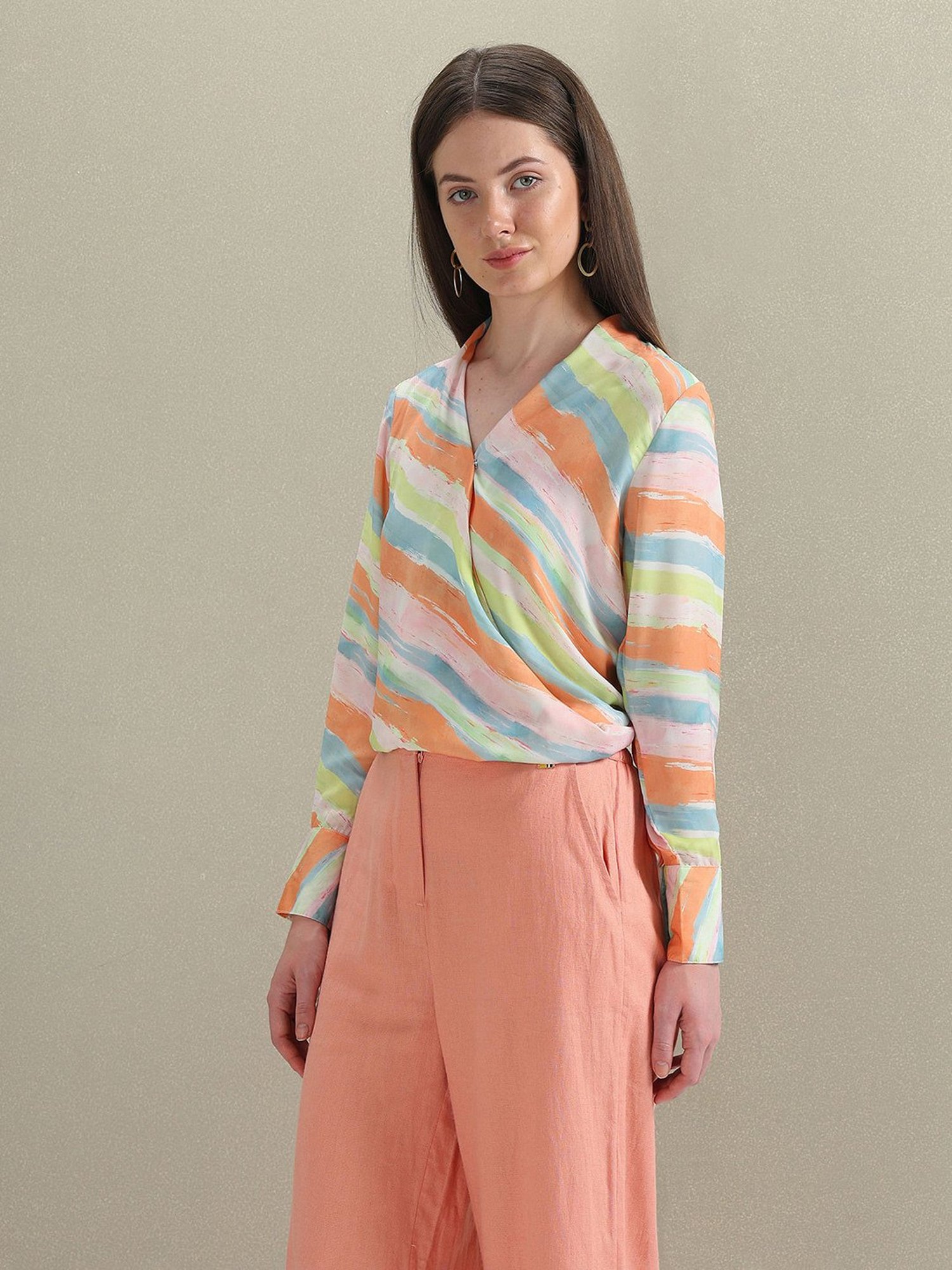 U.S. Polo Assn. Multicolor Printed Top