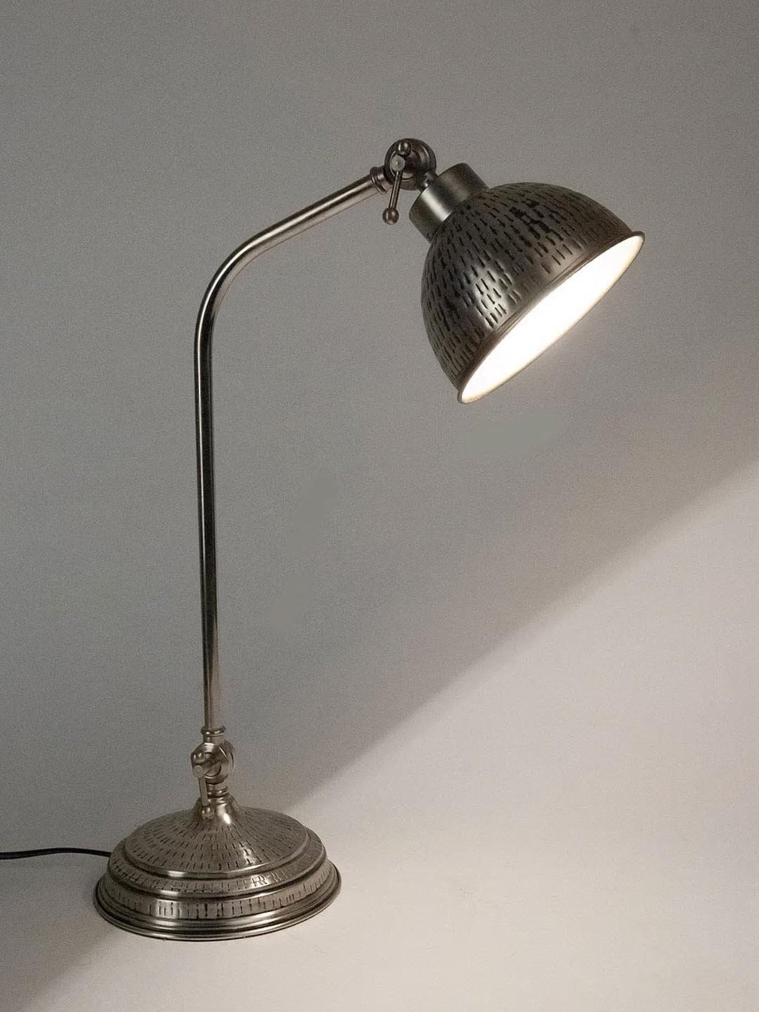 DecorativeRay Red PVC Study Table Lamp - Set of 1