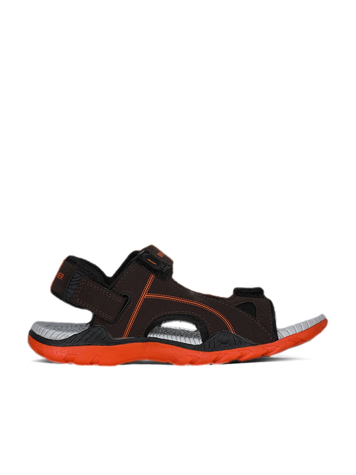 Bata Kids Brown Floater Sandals