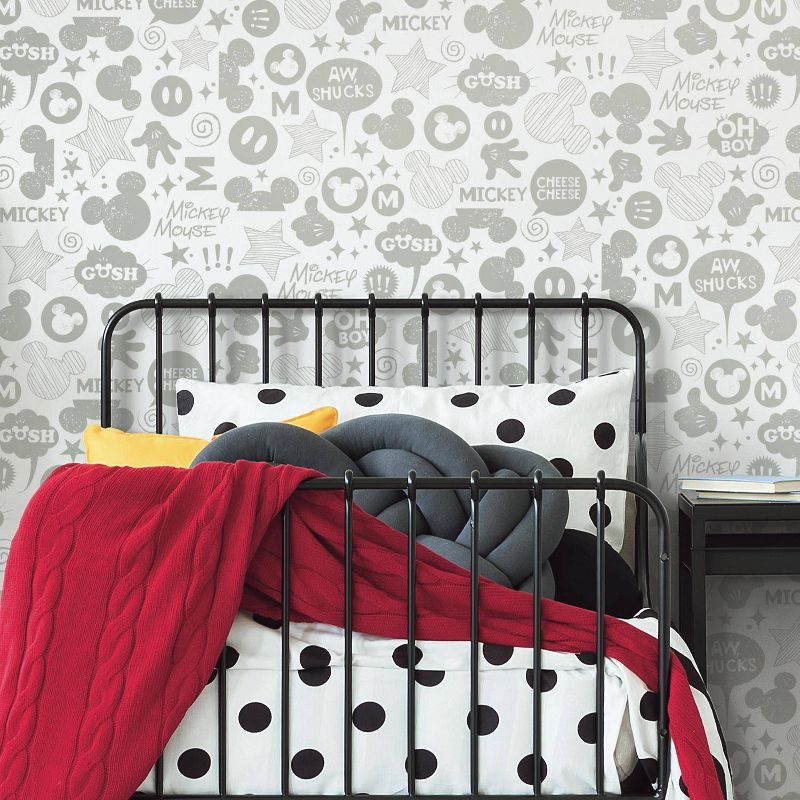 Mickey Mouse Icons Peel and Stick Wallpaper - Roomates
