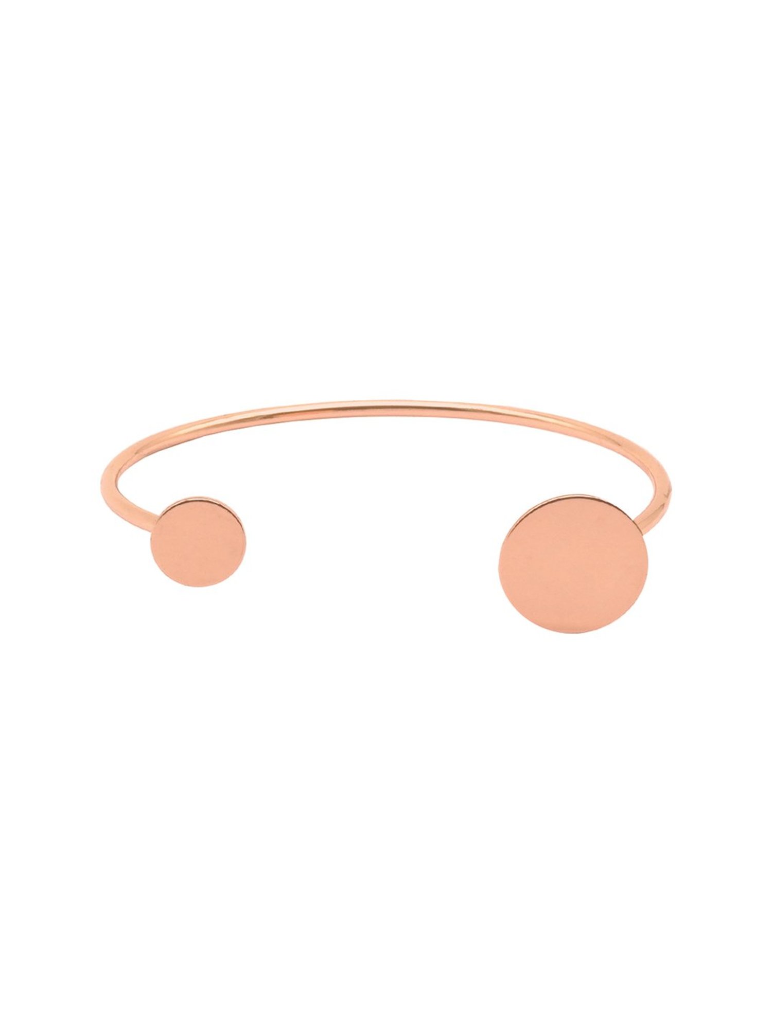 Joker & Witch Rose-Gold Tone Minimal Dot Flexible fit Bracelet