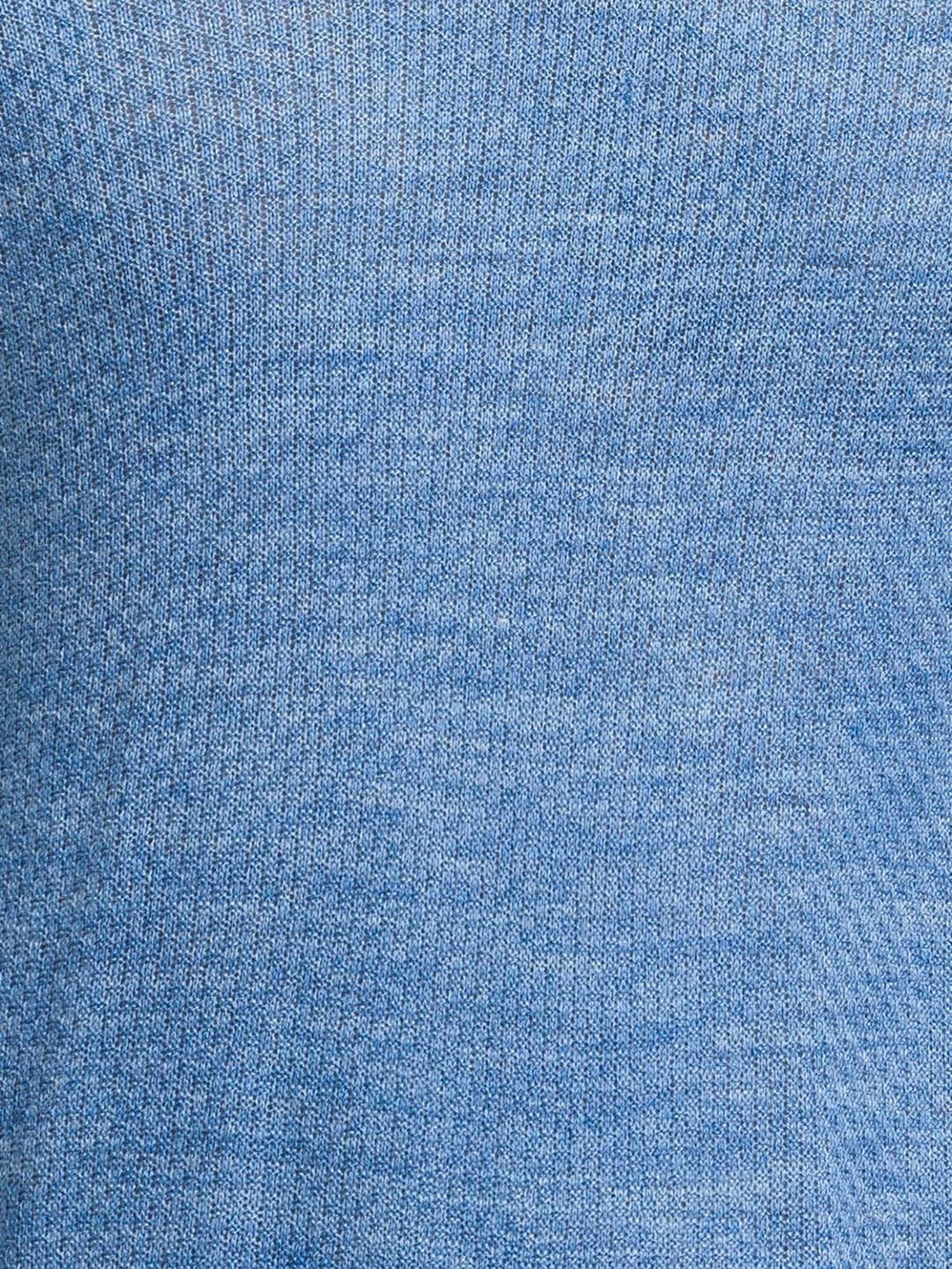 Parx Blue Regular Fit Self Design Sweater