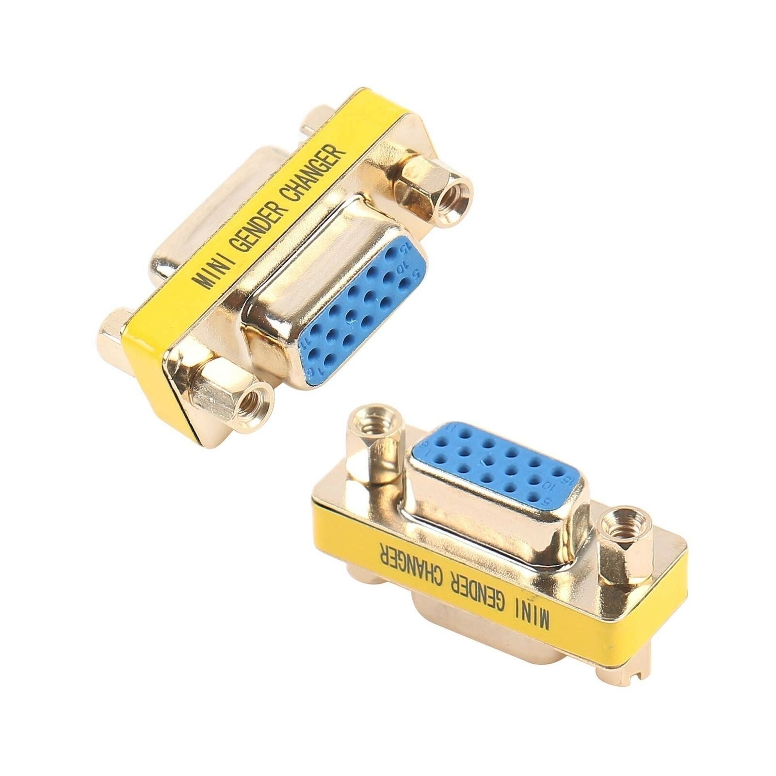 VGA Coupler, Benfei 2-Pack VGA/SVGA Adapter HD15 Female to Female Gender with...