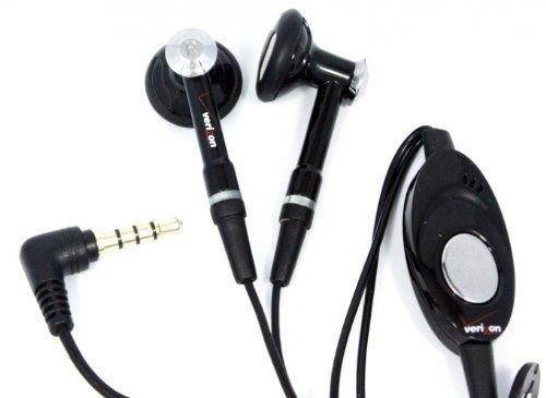 Verizon OEM Universal Handsfree Stereo Headset with Mic fits Most 2.5mm or 3.5mm connector handsets