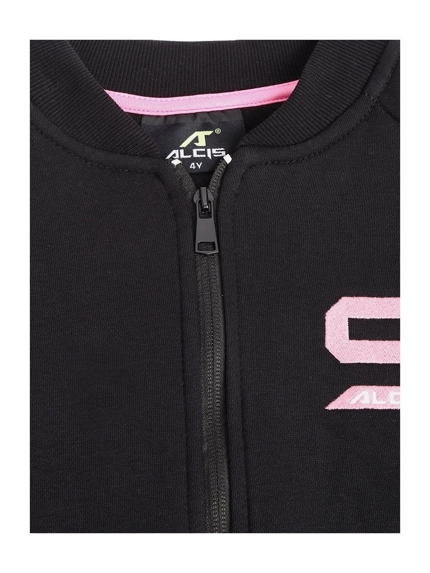 Alcis Kids Black Cotton Jacket