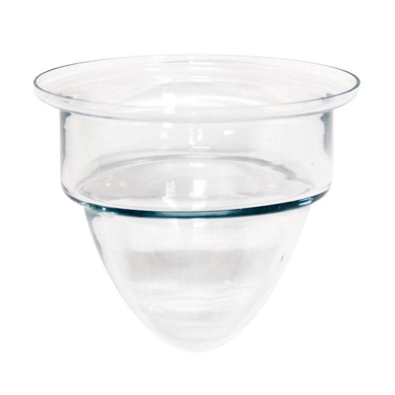 4" Clear Glass Candle Holder - ACHLA Designs