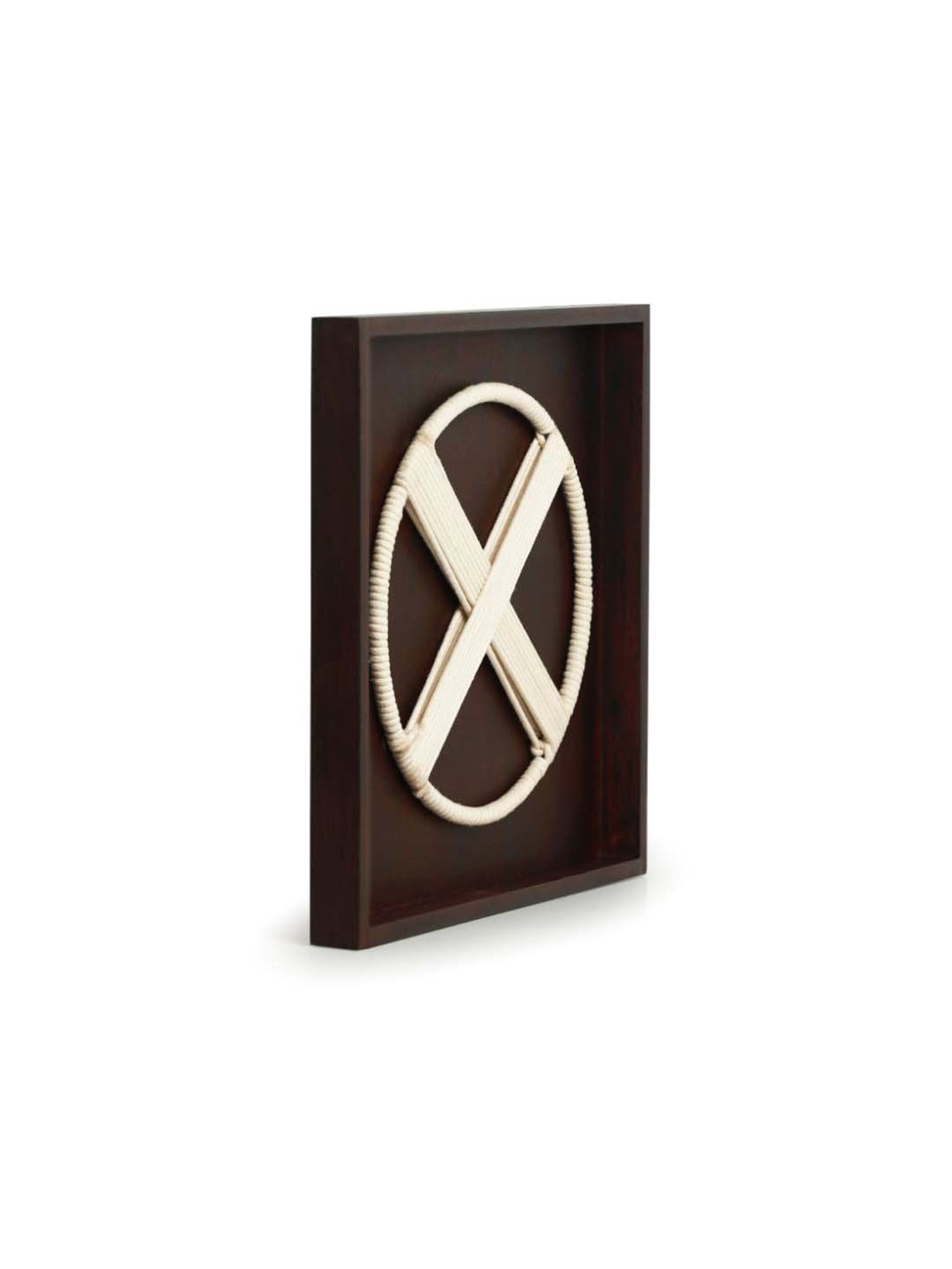 ExclusiveLane Celtic Brown & White Wood Wall Art