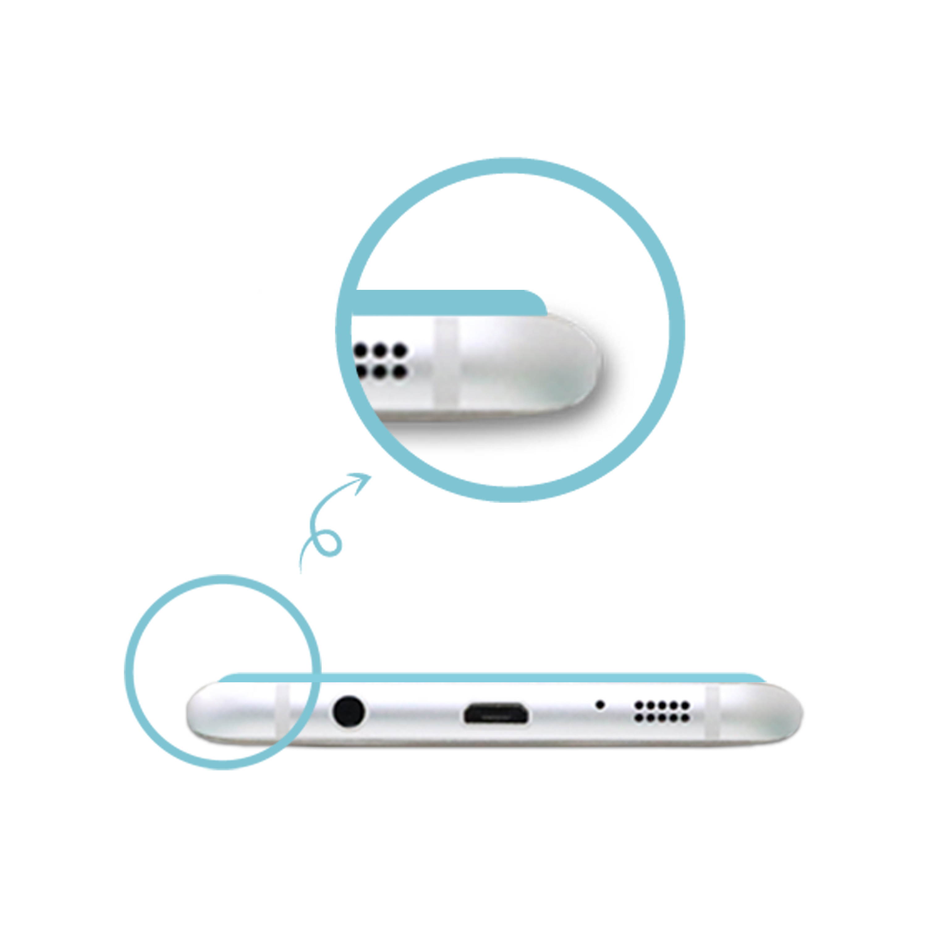 Visphone Tempered Glass with Install Guide + Film iPhone 8+