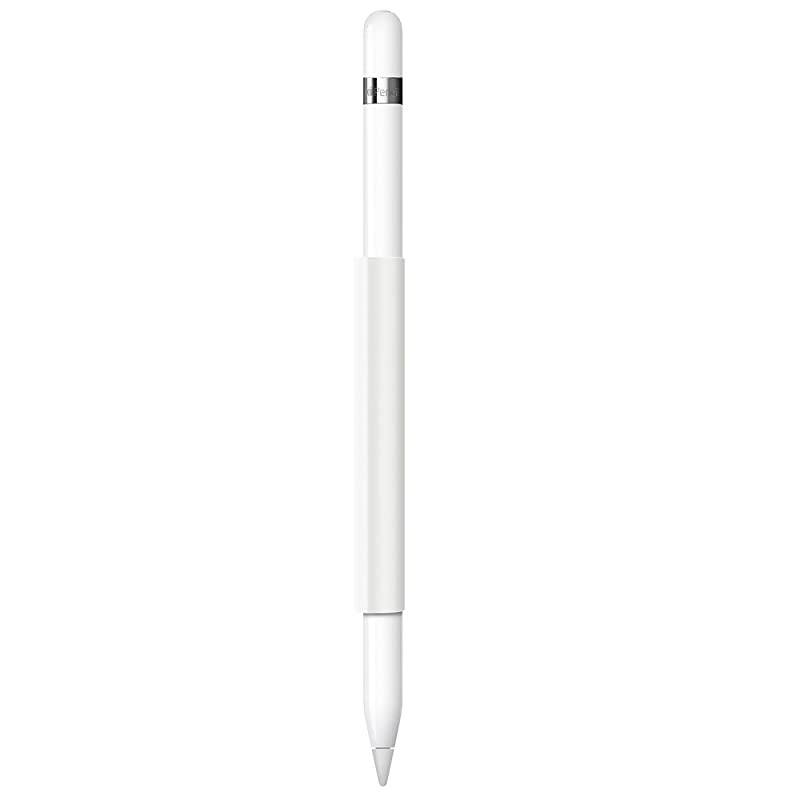 for Apple Pencil Magnetic Sleeve Soft Silicone Holder Grip for Apple iPad Pro Pencil Ivory White Apple Pencil Not Included