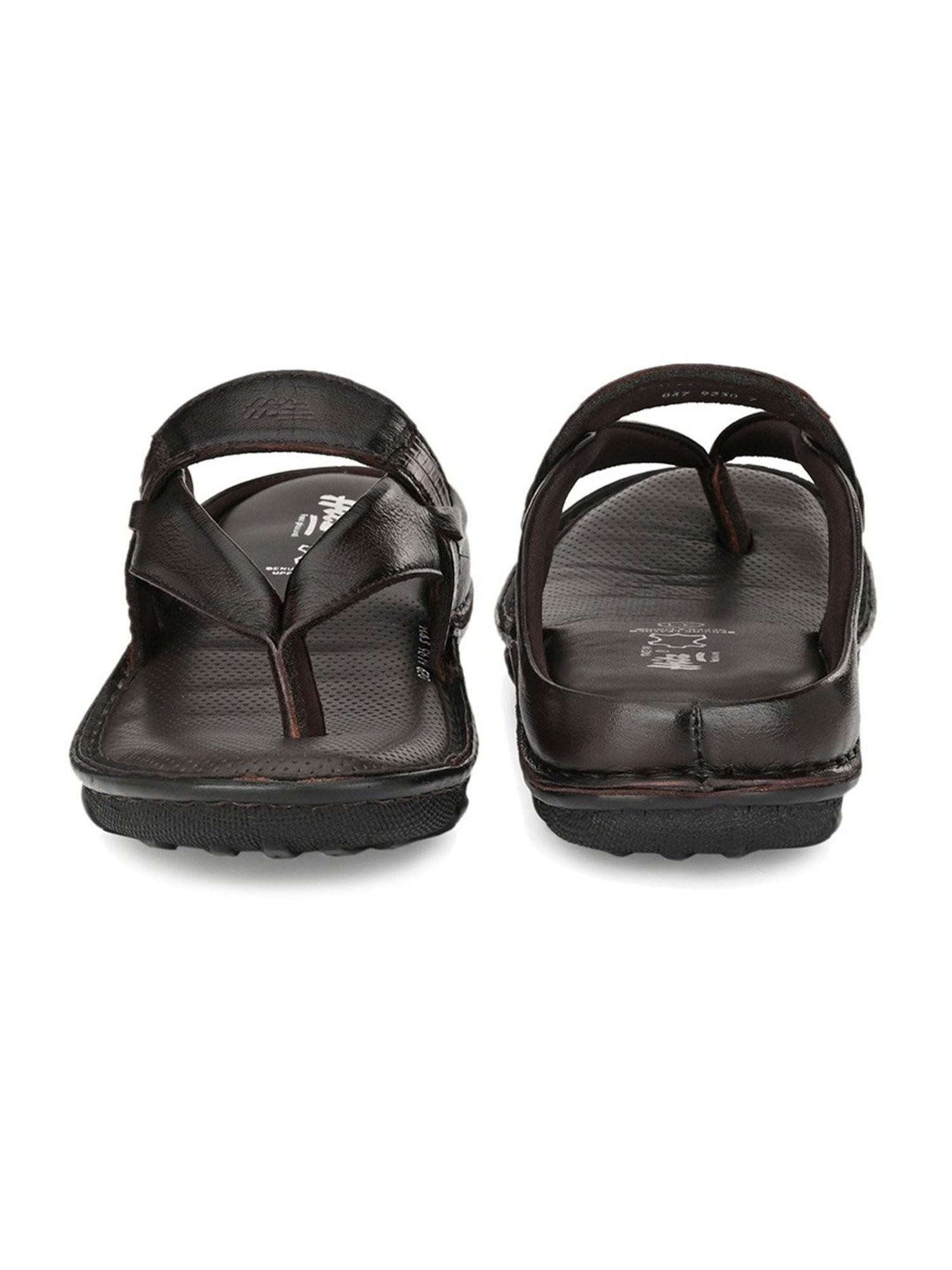 Hitz Men's Brown Thong Sandals