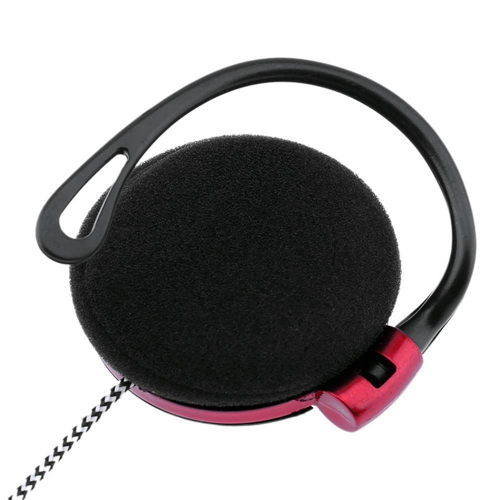 3.5mm Wired Gaming Headset On-Ear Sports Headphones Ear-hook Music Earphones w/ Microphone In-line Control for Smartphones Tablet Laptop Desktop PC