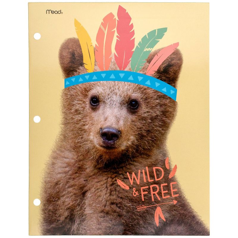 Mead Wild & Free 2 Pocket Paper Folder
