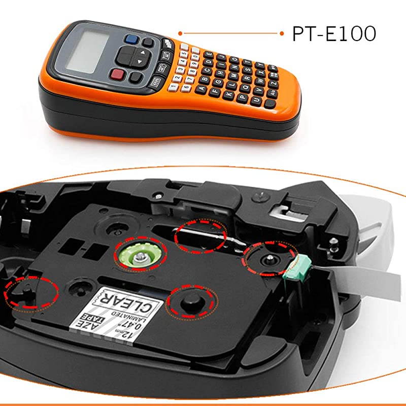 Pack Replace TZe131 12mm 07 inch Black on Clear Standard Laminated TZ131 Tape Compatible with Brother PTouch Label Maker PTD210 PTH110 PTD600 PT1230PC PT1280