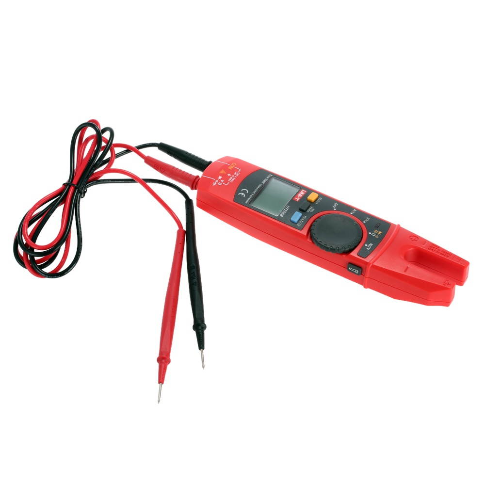 UNI-T UT256B True RMS Digital Fork Meter Clamp Multimeter AC/DC Voltage Current Resistance Capacitance NCV Test with Adjustable Backlight