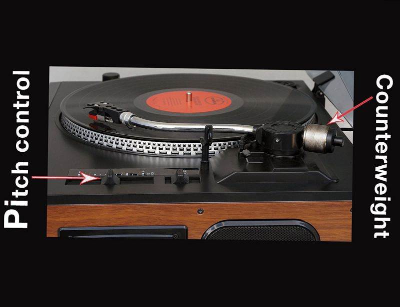 Boytone BT-11B Fully Automatic Large size Turntable Bluetooth Wireless speaker AM/FM, CD, USB, SD, Cassette Player