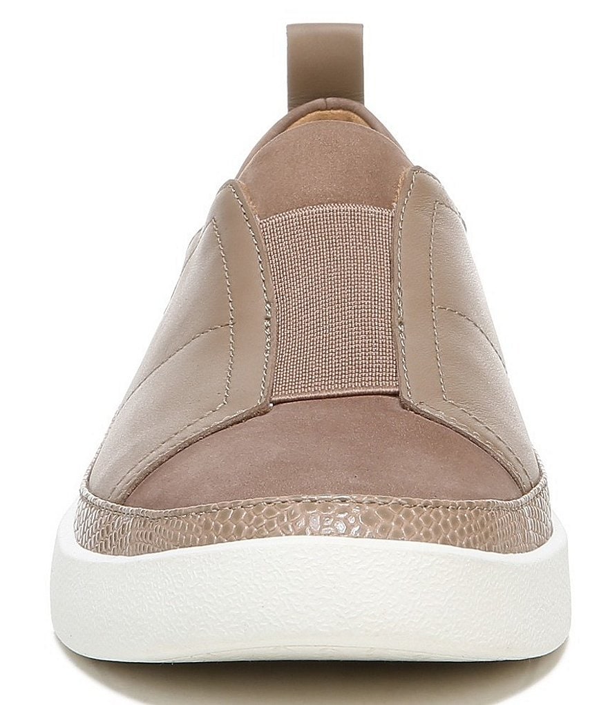 Vionic Zinah Leather Slip-On Sneakers