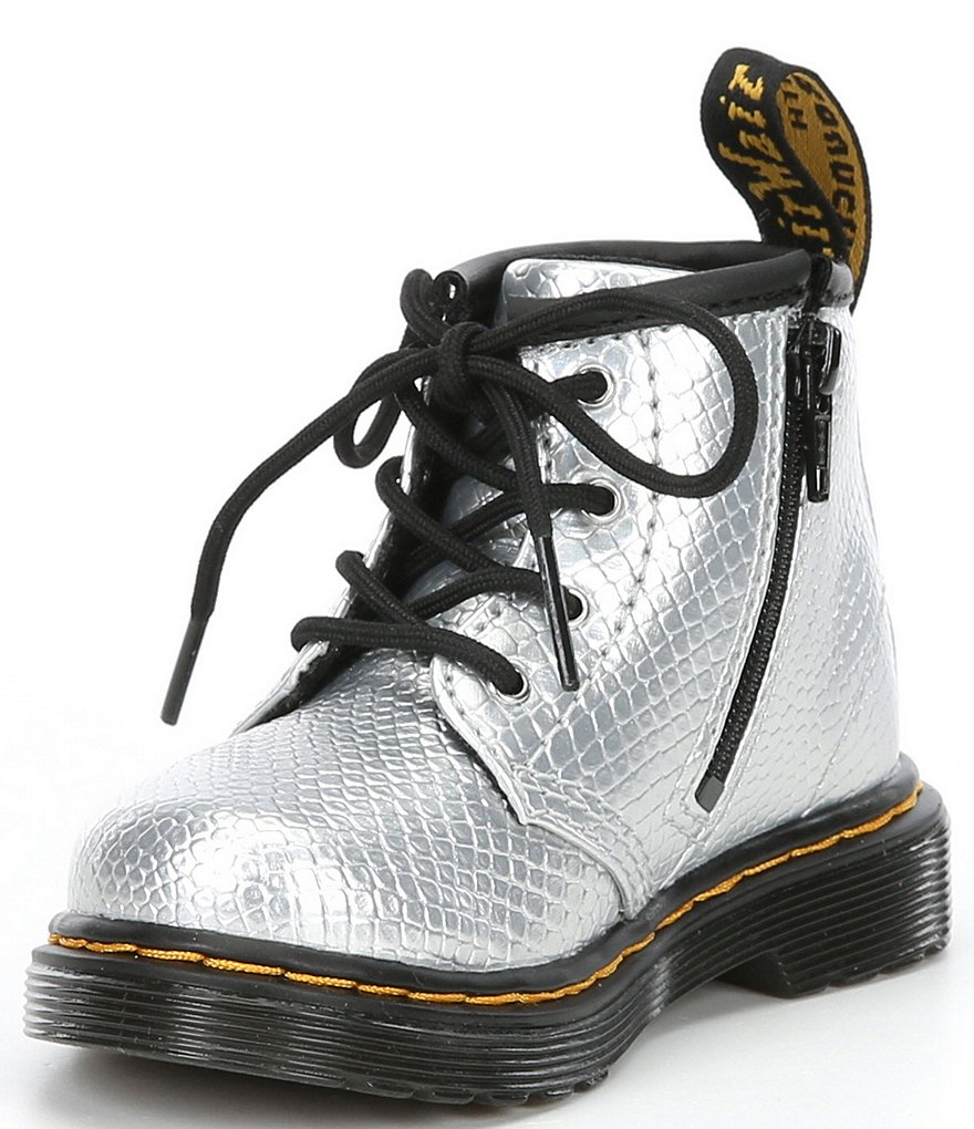 Dr. Martens Girls' 1460 Reptile Embossed Boots (Infant)