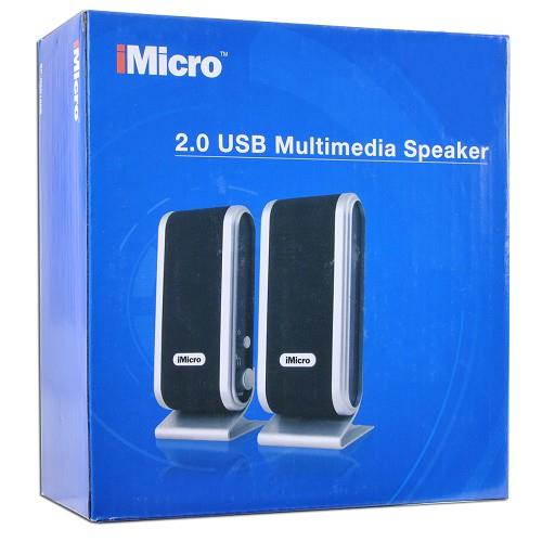 iMicro SP-IMD168B 2 Channel USB Powered PC Desktop Computer Speakers