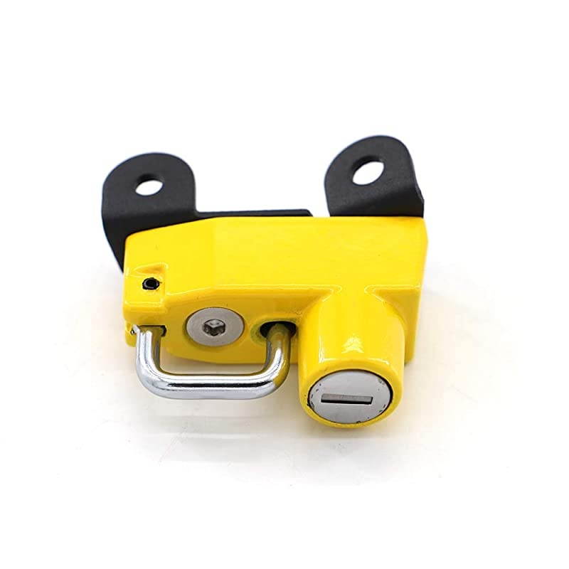 Helmet Lock Anti-Theft Helmet Security Lock for Ducati Scrambler Sixty/Icon/Urban Enduro 2015-2019-Yellow