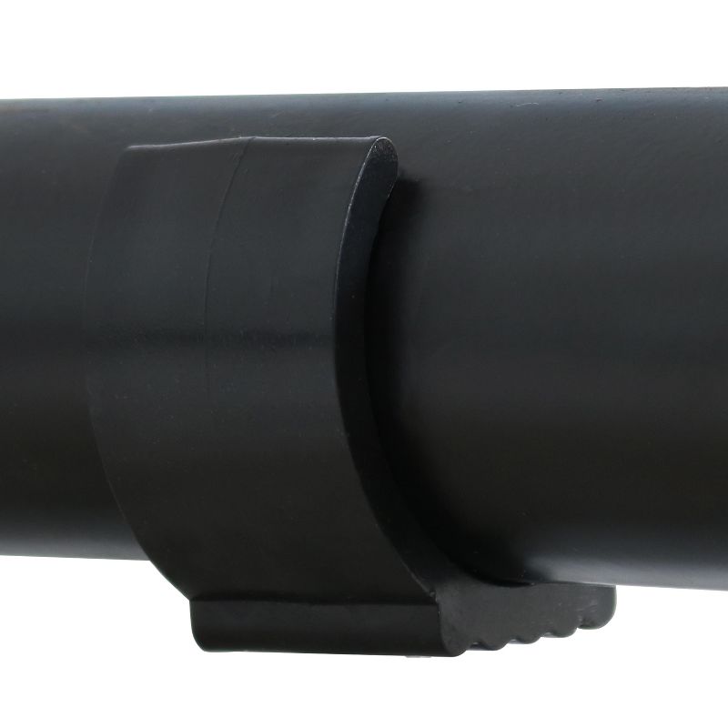 Sunnydaze Durable Indoor/Outdoor Egg Chair Stand with Extra-Wide Round Base, Hardware and Powder-Coated Finish - 76" H - Black