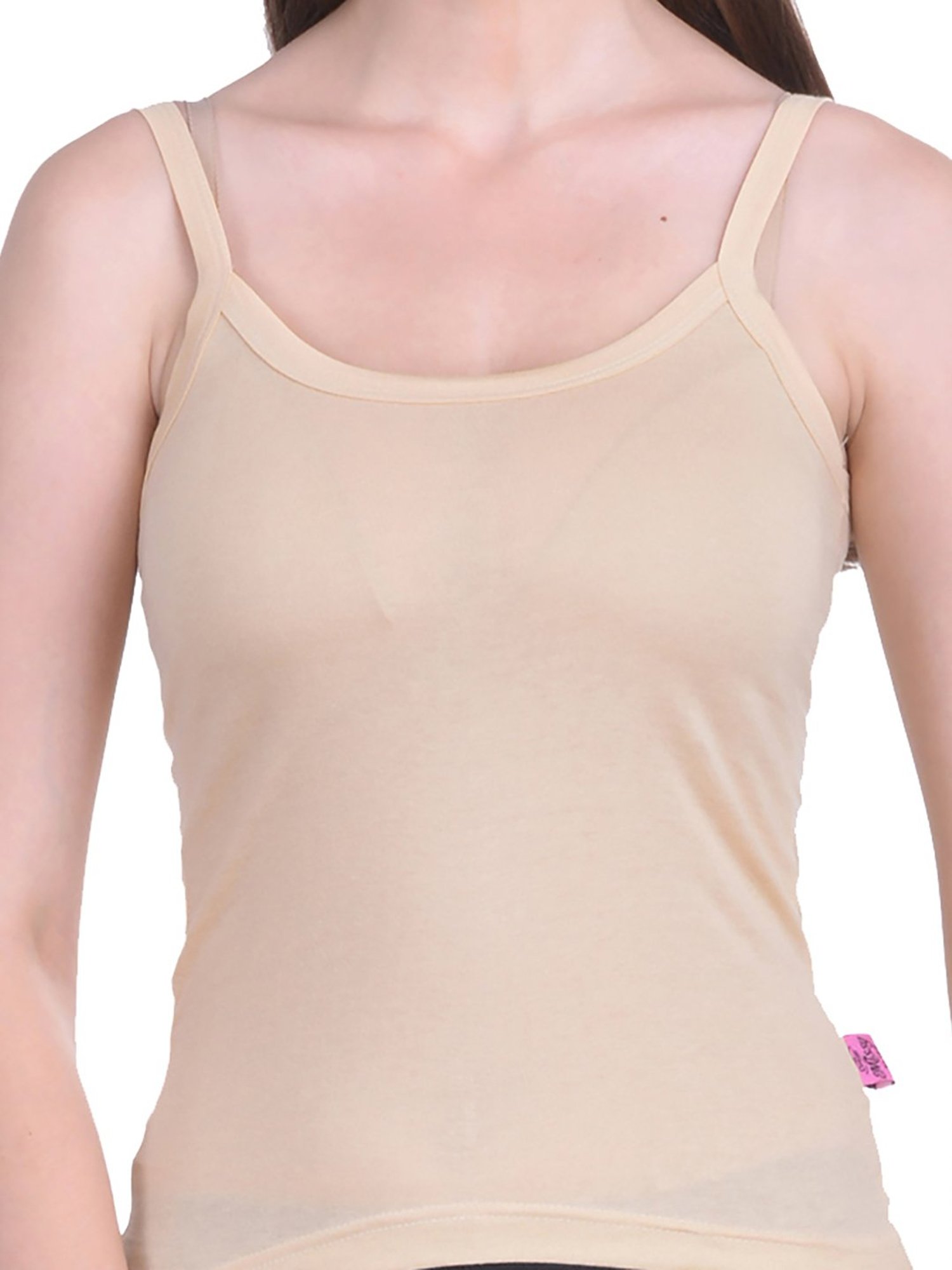 Dollar Missy Beige & Coral Camisole Pack of - 2