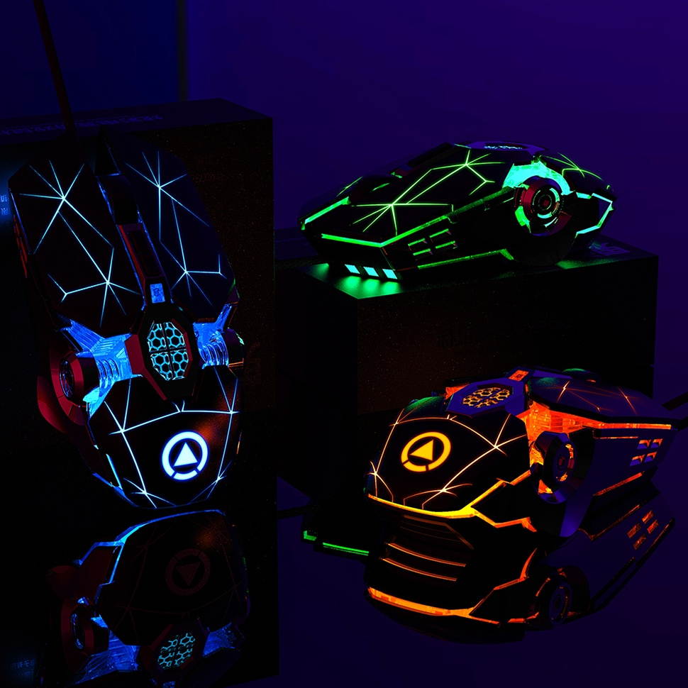 Professional Wired Gaming Mouse 6 Button 3200DPI LED Optical USB Computer Mouse Game Mice Silent Mouse Mause For PC laptop Gamer