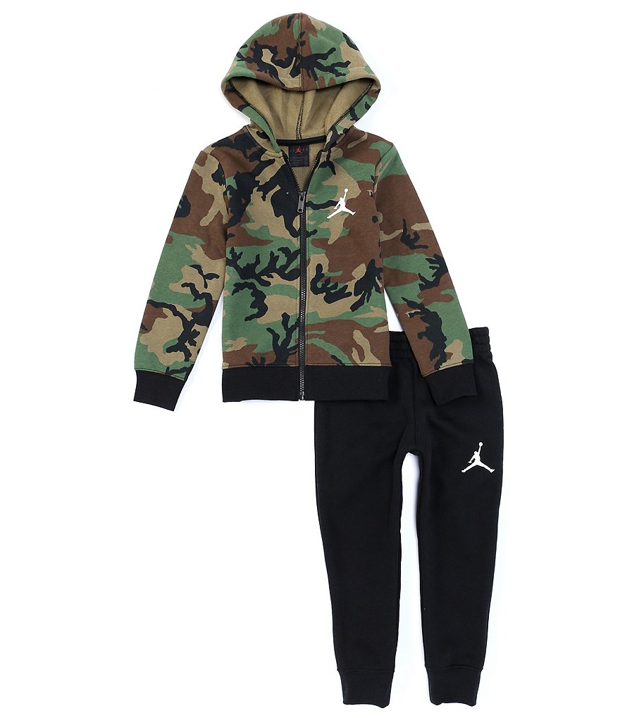 Jordan Little Boys 2T-7 Essentials Camouflage Fleece Jacket & Jogger Set