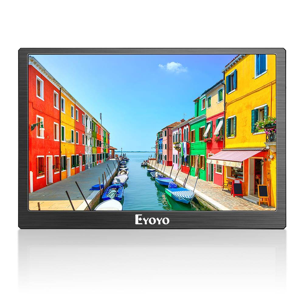 Eyoyo 8.9" inch Portable USB-C Mini Monitor 1920x1200 IPS Display w/ USB-C&HDMI Video Input compatible with MAC Laptop, Smartphone, DSLR Camera, PS4, Xbox one, Nintendo Switch, Raspberry pi