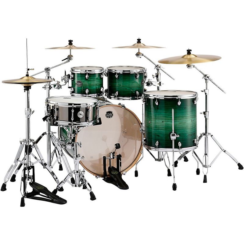Mapex Armory Series Exotic Rock 5-Piece Shell Pack with 22 in. Bass Drum Emerald Burst