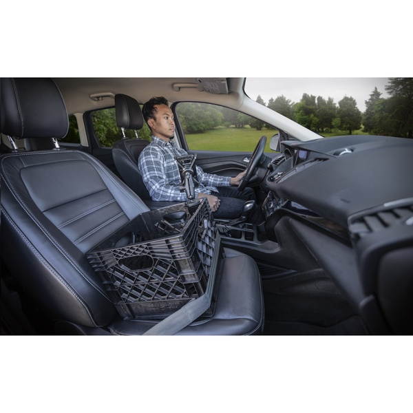 AUTOEXEC AECRATE-09 Milkcrate with Phone Mount