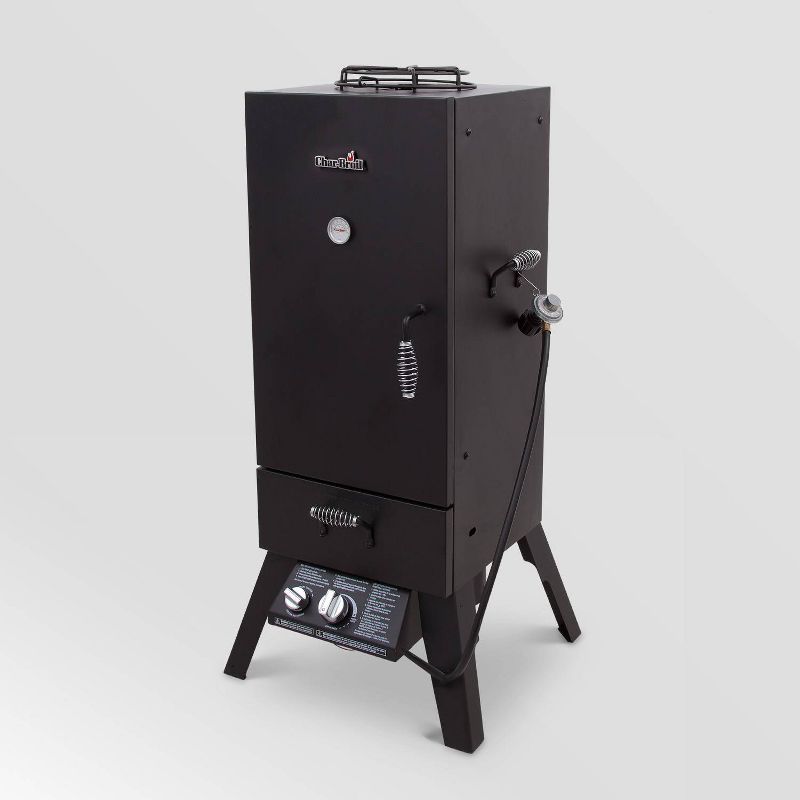 Dyna-Glo Wide Body Vertical Offset Charcoal Smoker Model DGO1890BDC-D