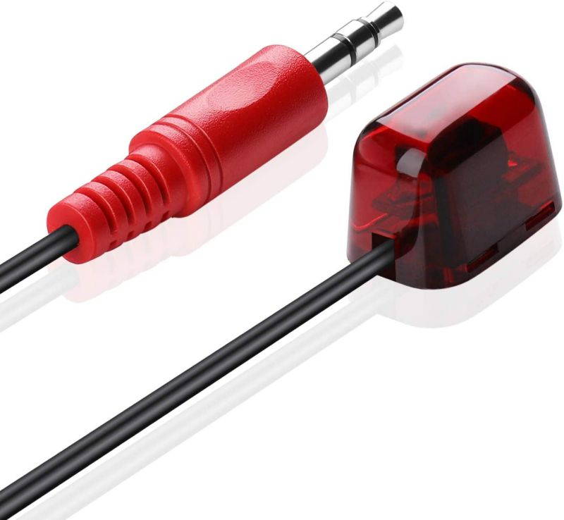 TNP Infrared Receiver Extender Cable 10FT - 38-56kHz Dual Band IR Sensor External Universal IR Receiver Extender Connector Extension Cord Wire Plug for Verizon FiOS, Arris, STB