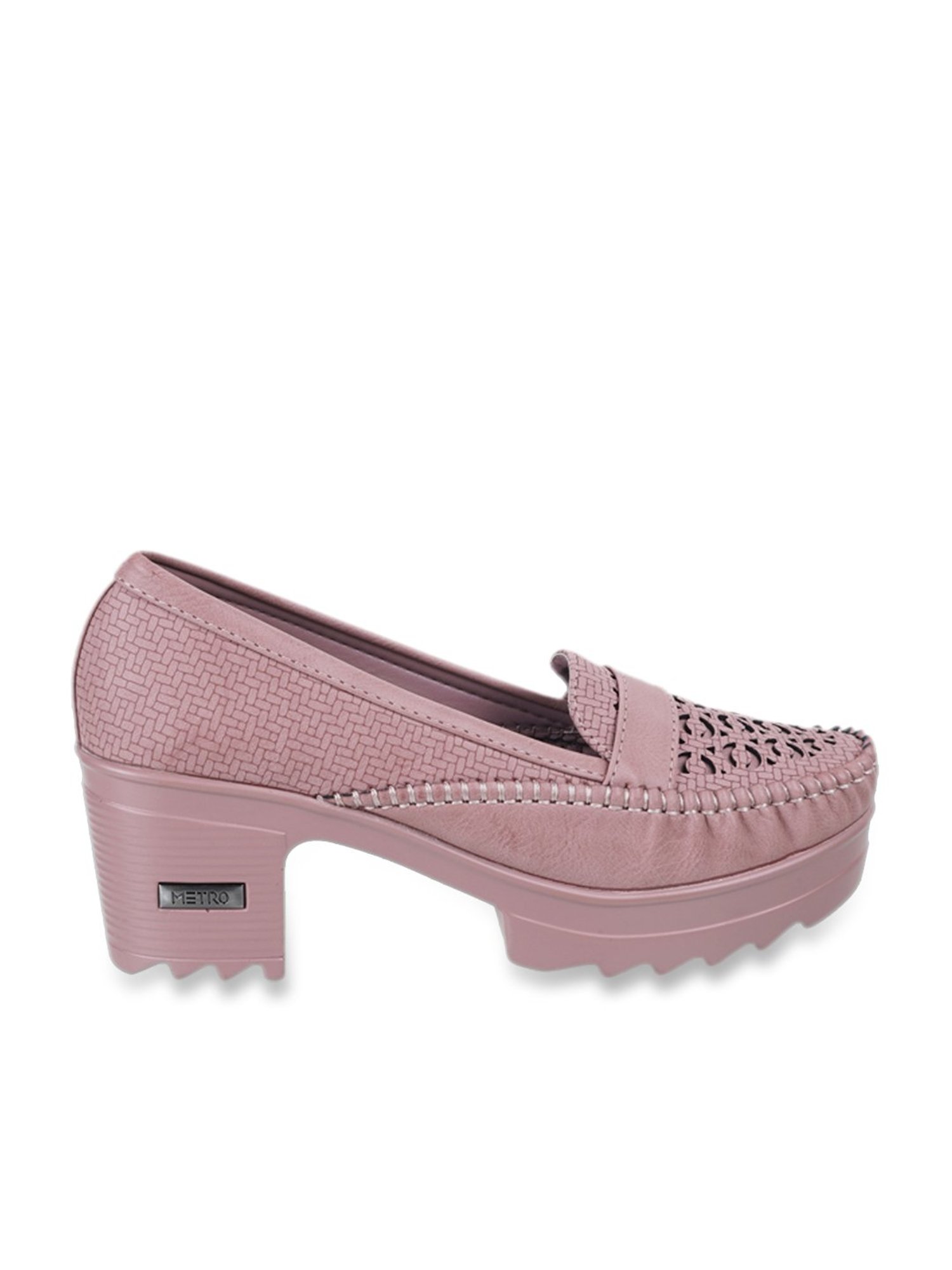 Metro Women's Dusty Pink Casual Loafers