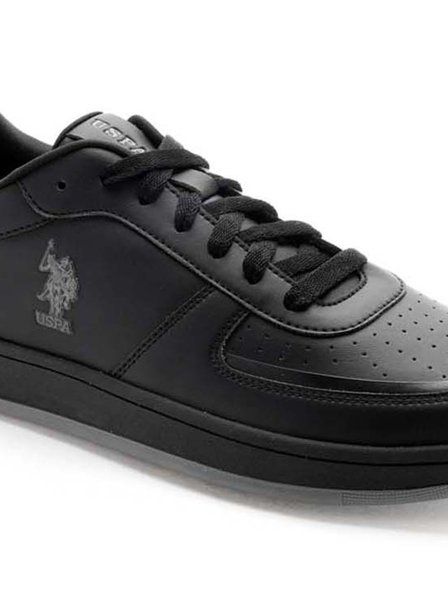 U.S. Polo Assn. Men's REIN 2.0 BLK Black Casual Sneakers