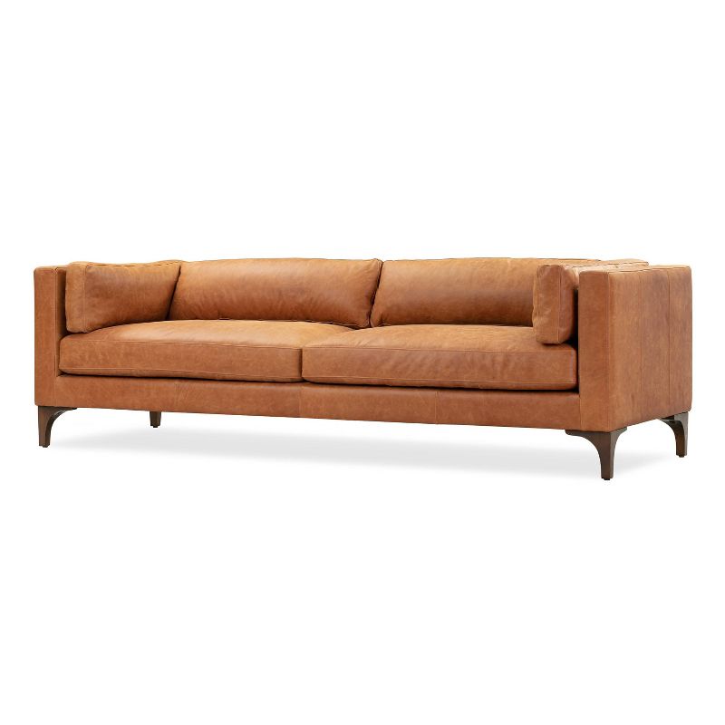 Werther Sofa Cognac Tan - Poly & Bark