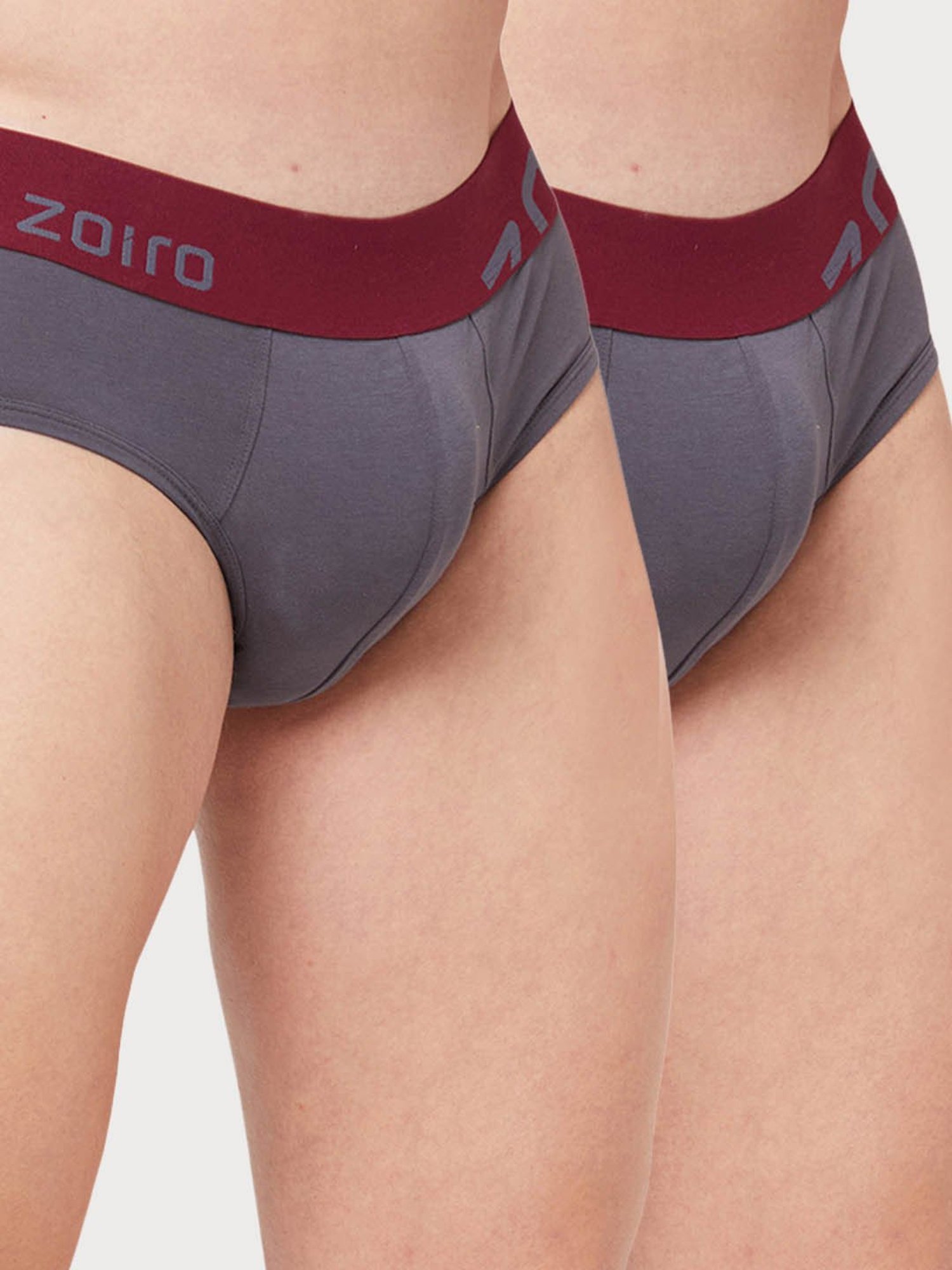 Zoiro Nine Iron Regular Fit Briefs - Pack Of 2