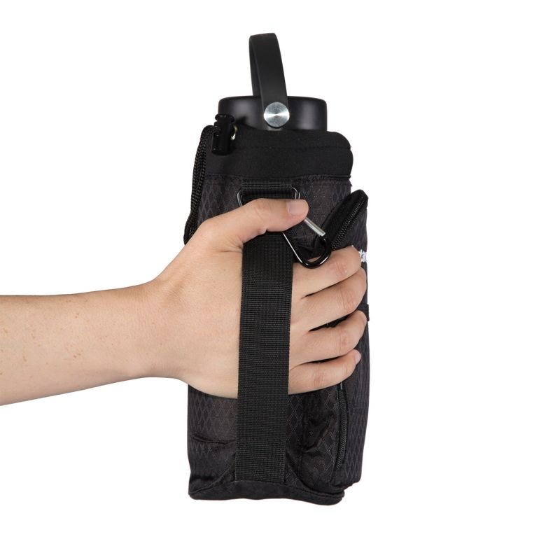 Stansport Bottle Carrier Up To 40oz Bottles Black