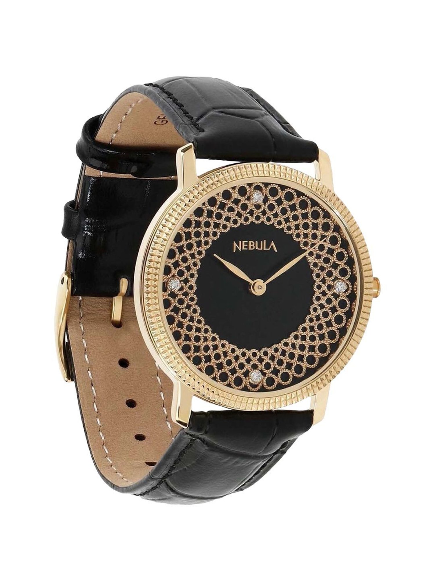 Nebula NN5037DL01 Filigree - 18 Karat Solid Gold Watch for Men