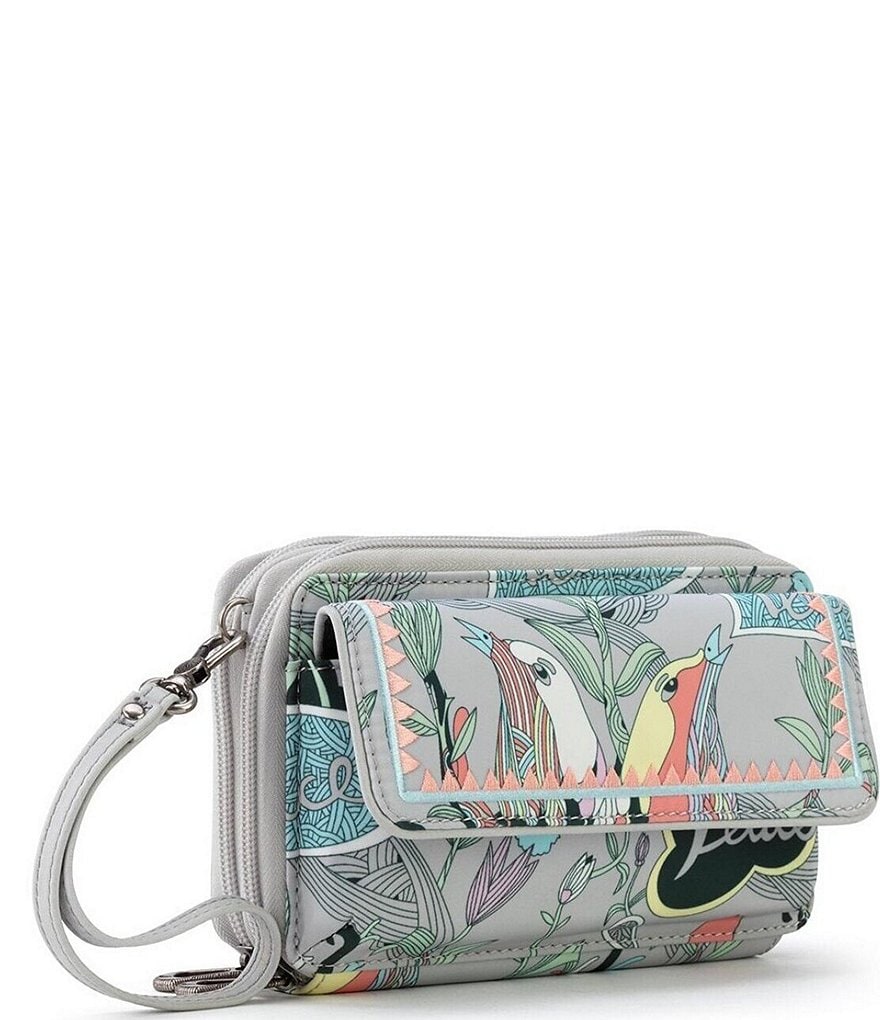 Etienne Aigner Adeline Signature Leather Wristlet Crossbody Bag