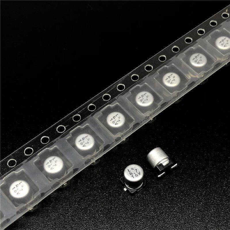 50Pcs 4.7uF 16V NICHICON UWP series 4x5.3mm 16V4.7uF  SMD Aluminum Electrolytic Capacitor