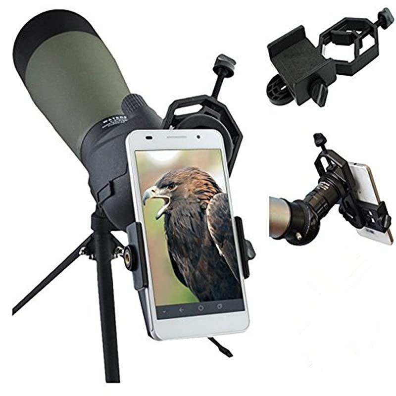 Universal Cell Phone Adapter Mount Compatible with Binocular Monocular Spotting Scope Telescope and Microscope for Phone Sony Samsung Moto Etc