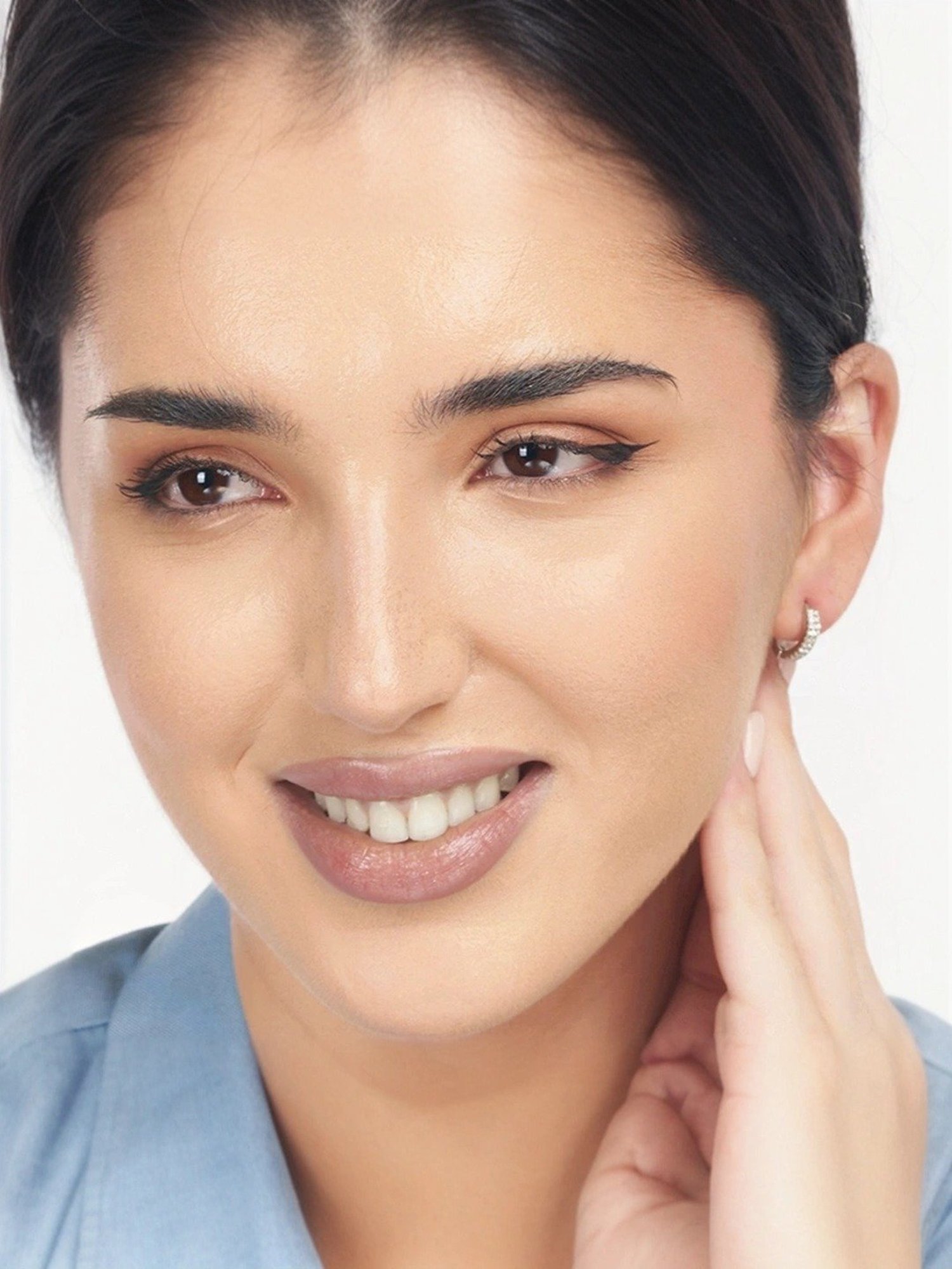 Touch925 Sterling Silver Classic Dainty Silver Bali for Women & Girls