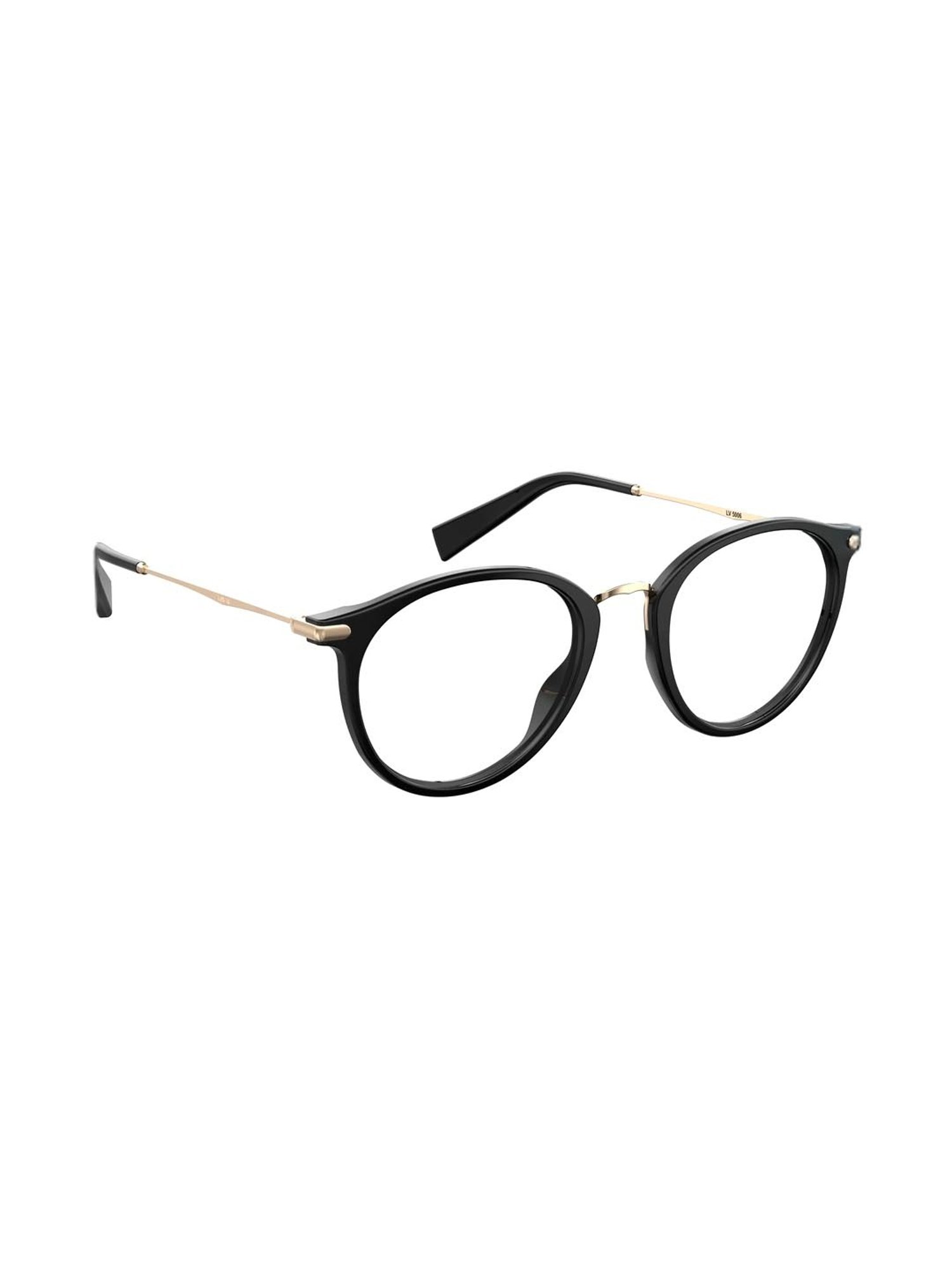 Levi's Black Oval Eye Frames for Women