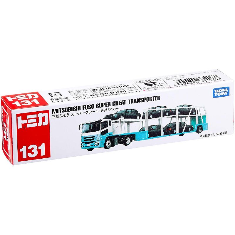 Takara Tomy Tomica 131 Mitsubishi Fuso Super Great Transporter Diecast Car