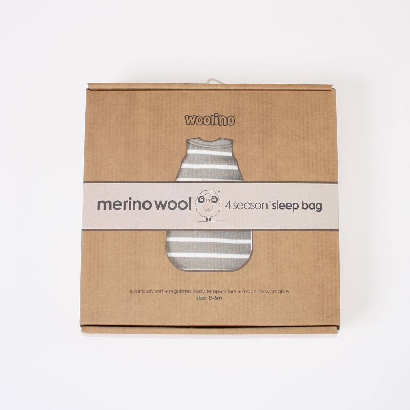 Woolino 4 Season Swaddle Wrap Basic - Earth 0-6 Months