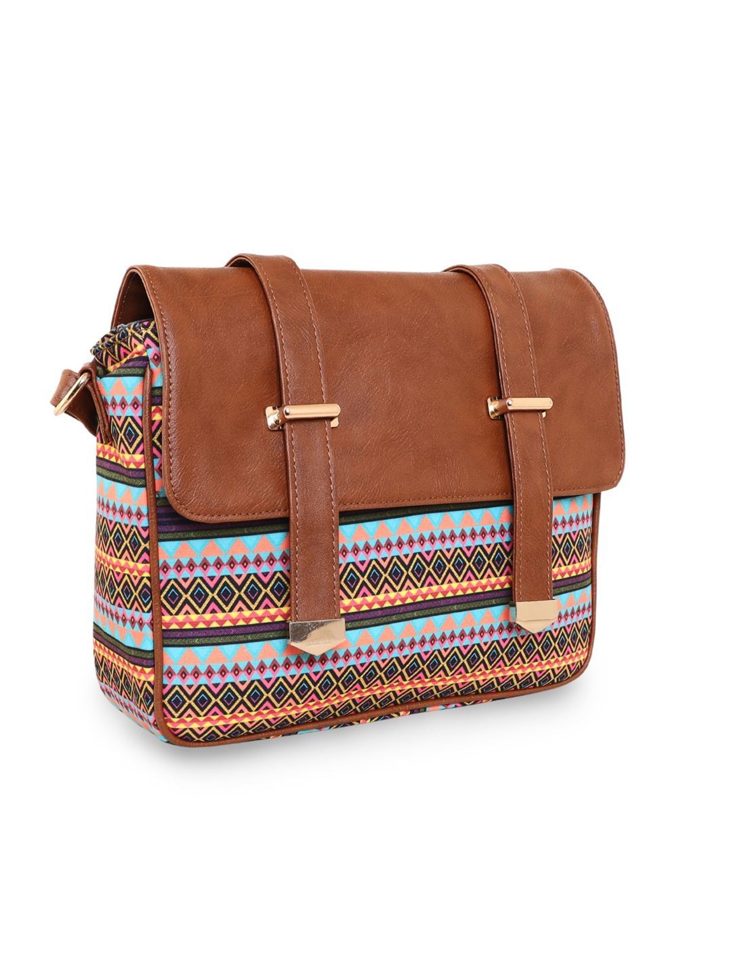 Sabhyata Multicolor Printed Medium Cross Body Bag