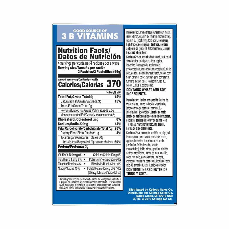 Kellogg's Pop-Tarts Frosted Strawberry Pastries - 8ct/13.54oz