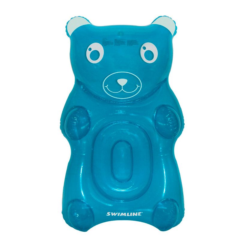 Pool Central 60" Blue Gummy Bear Swimming Pool Float